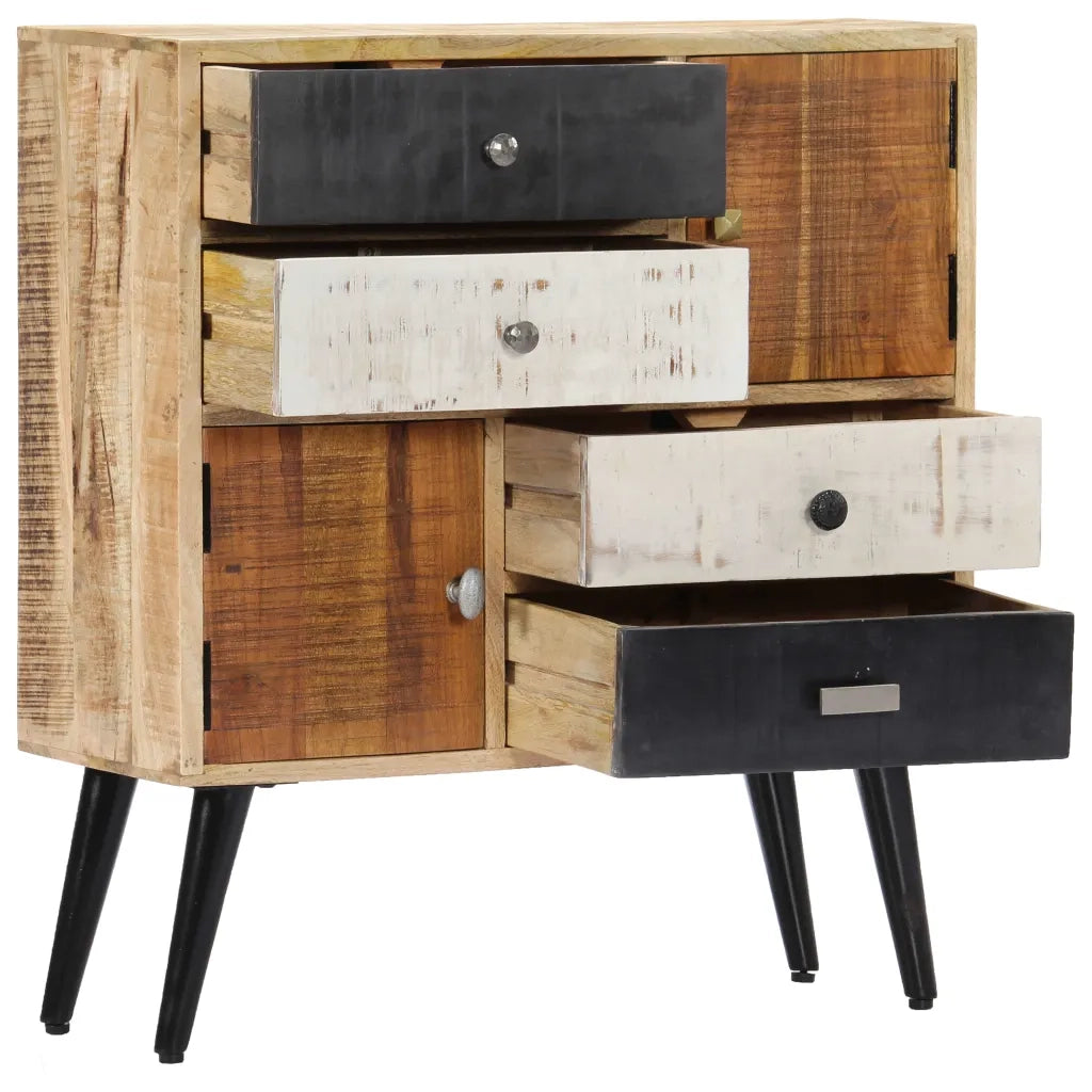 Credenza 70x30x78 cm in Legno Massello di Mango cod mxl 6073