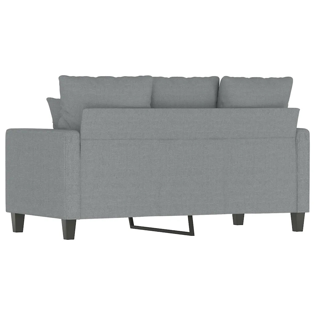 Divano | Divano da soggiorno | Sofa a 2 Posti Grigio Chiaro 120 cm in Tessuto
