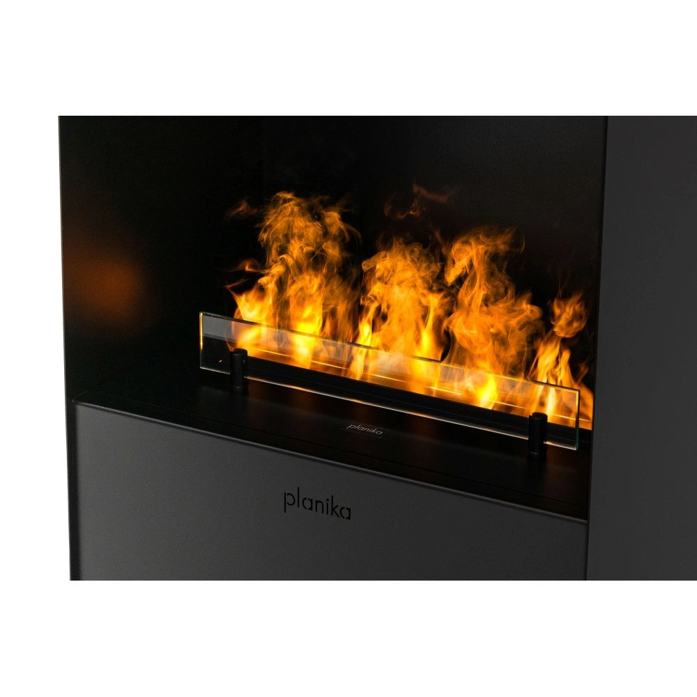 Planika - Camino a Vapore Acqueo Steamy Effetto Fiamma Realistica con Tecnologia Optimyst, Controllo Remoto, Design Moderno