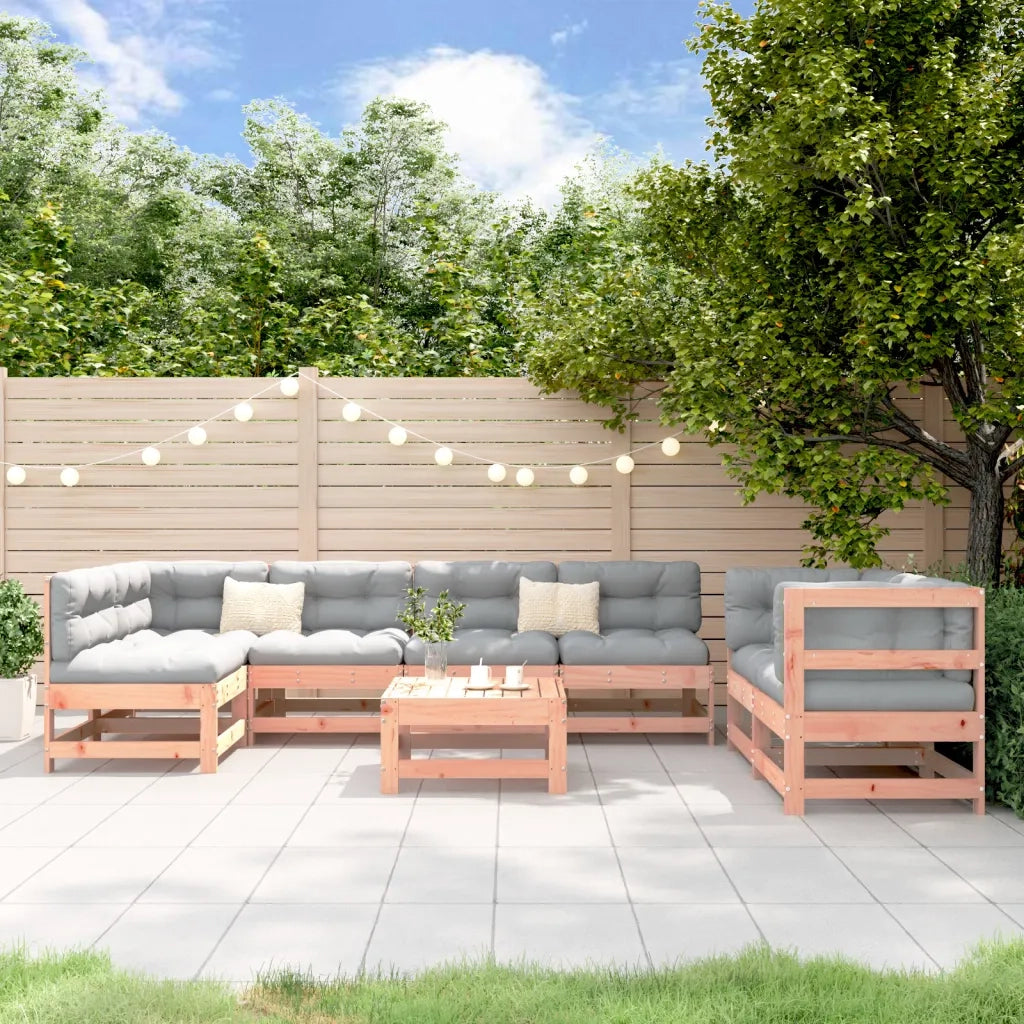 Set Salotto da Giardino 8 pz in Legno Massello di Douglascod mxl 94265