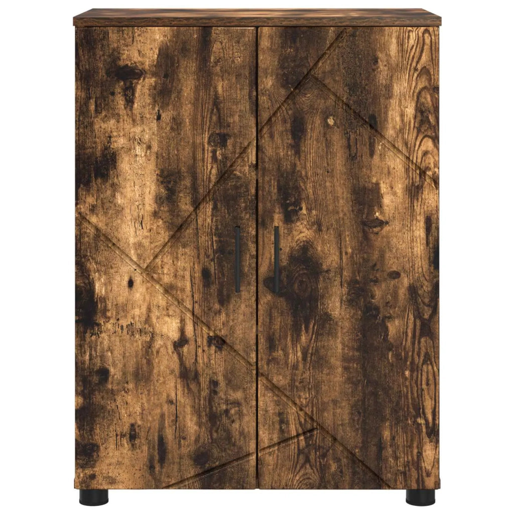 Mobile da Bagno con archiviazione Rovere fumé 60 x 35 x 80 cm 883309