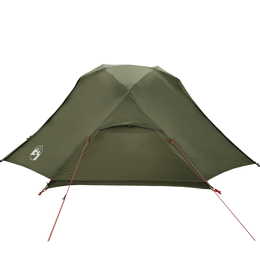 Tenda da Pesca per 3 Persone Verde Oliva Impermeabile 4100655