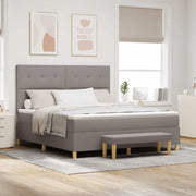 Letto a molle con materasso Talpa 180 x 200 cm Tessuto