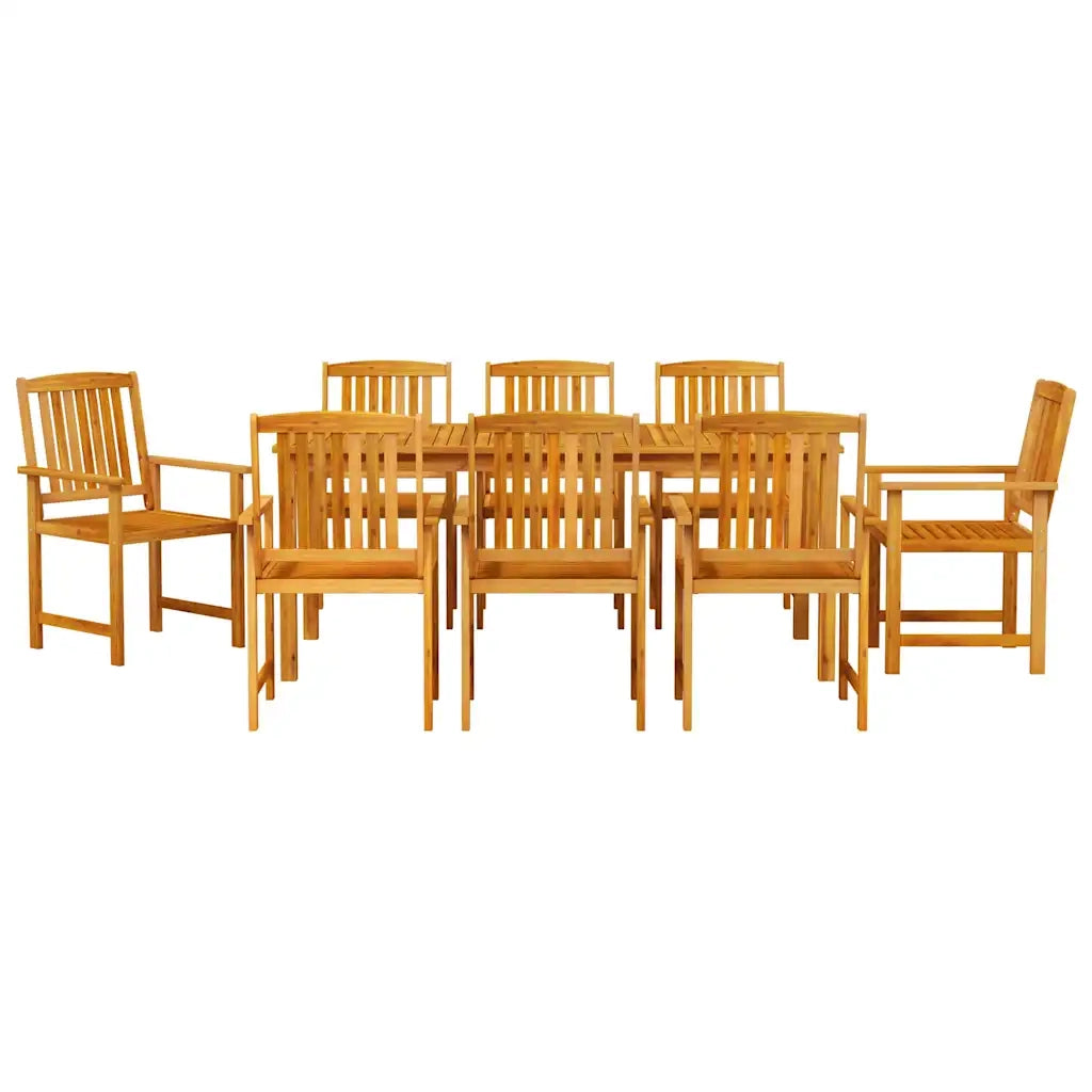 Set da Pranzo per Giardino 7 pcs Marrone