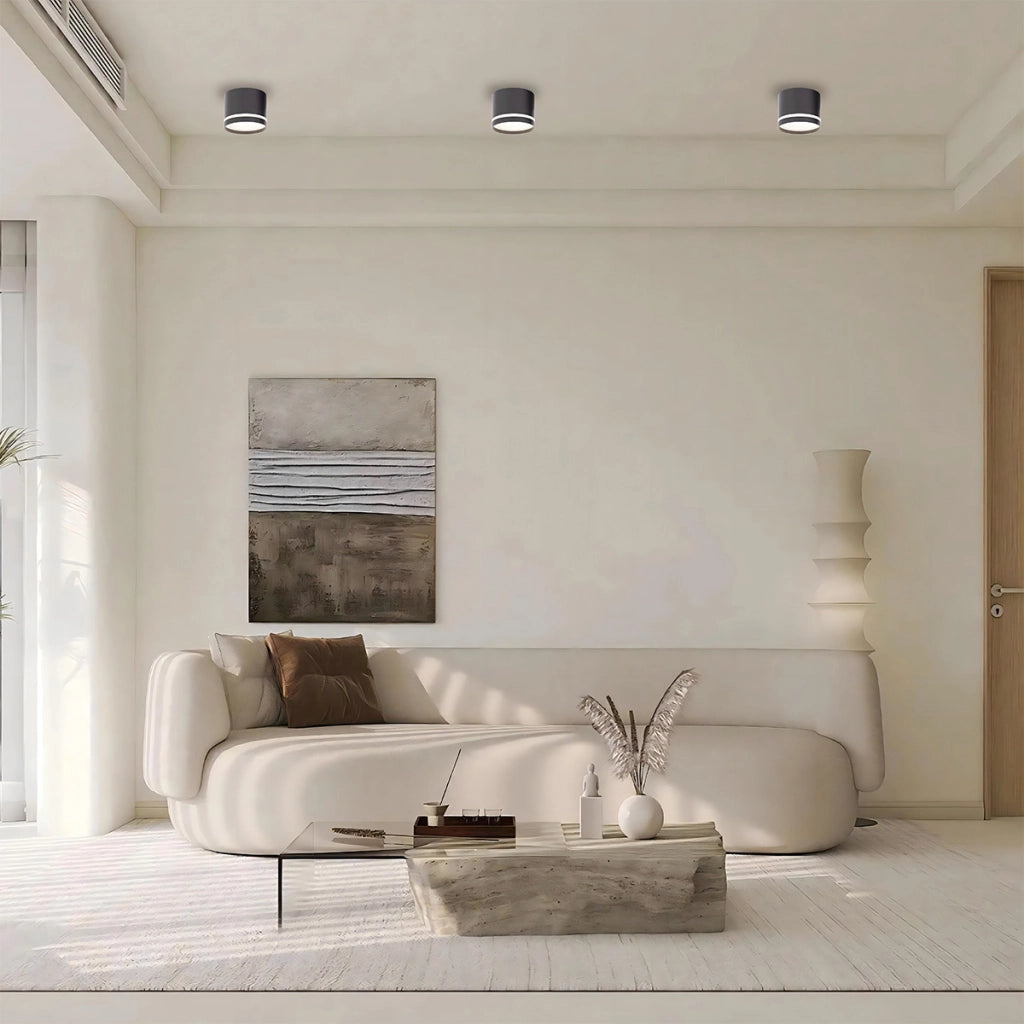 Spot soffitto Kendal nero tondo Ø8,2 GX53 7W Light Prestige