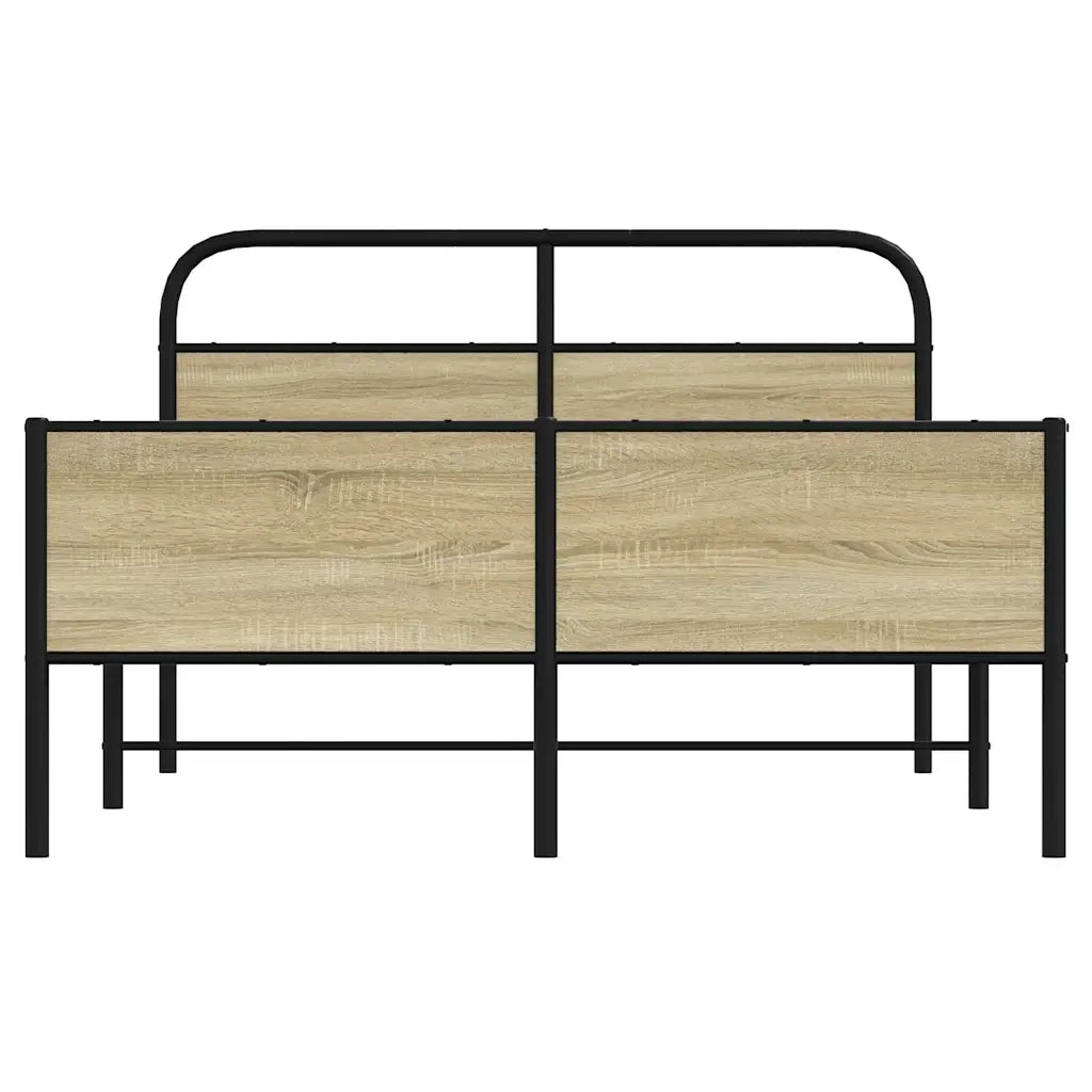 Giroletto senza Materasso Rovere Sonoma 135x190cm in Truciolato 4100445