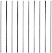 10 pezzi 4mm HSS Tornio a filo di lama in acciaio rotondo barra aste cilindriche per DIY e artigianato
