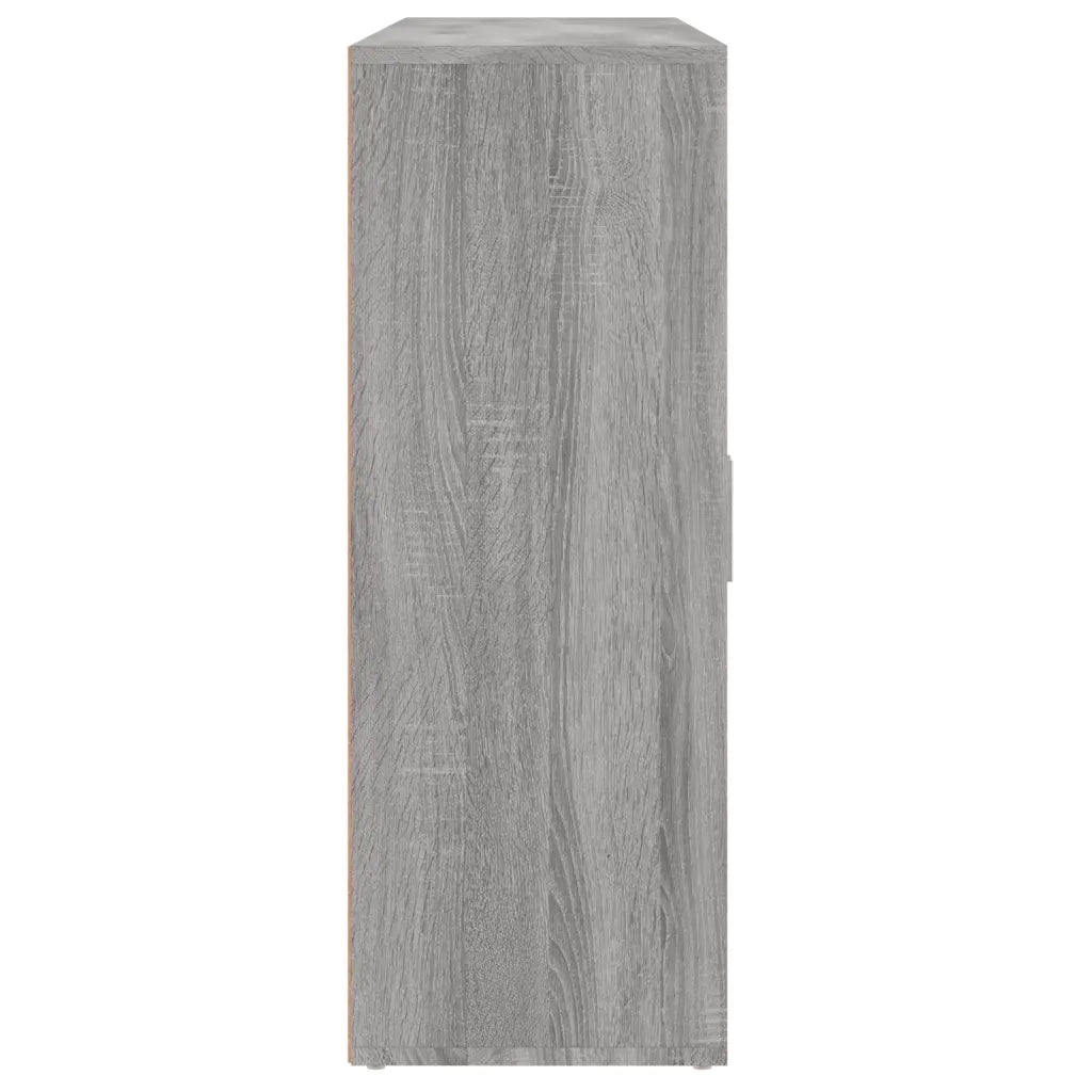 Credenze 3 pz Grigio Sonoma 60x31x84 cm in Legno Multistrato