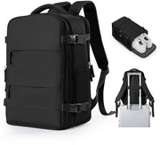Borsa a mano per viaggiatore 40x20x25 cm per borse da viaggio per voli, borsa da laptop 14 pollici per uomo/donna, borsa da viaggio per uso quotidiano, nero