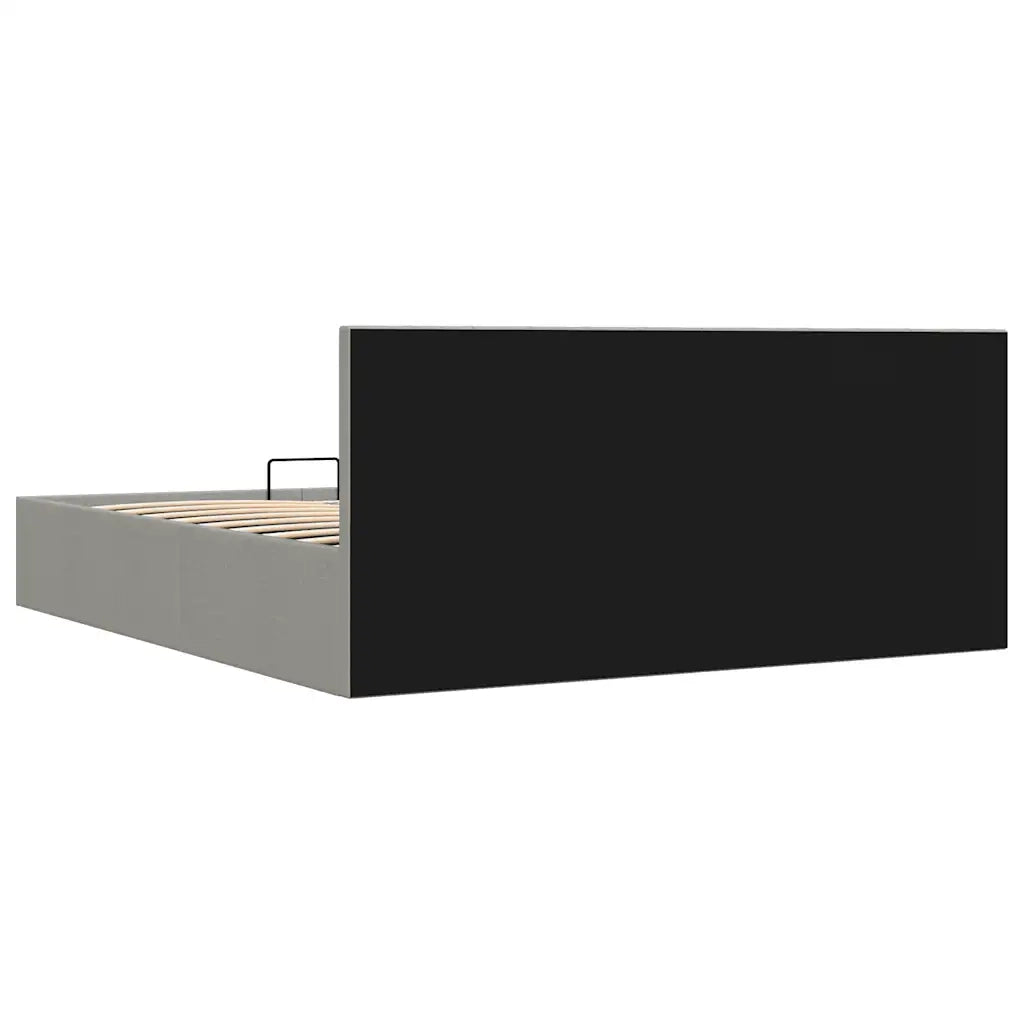 Giroletto con Contenitore  Grigio Chiaro in Tessuto 180x200 cm  cod mxl 57410