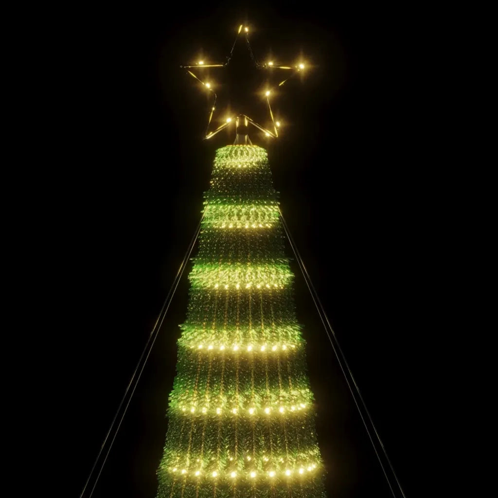 Albero di Natale | Decorazioni natalizie a LED 688 LED Bianco Caldo 300 cm