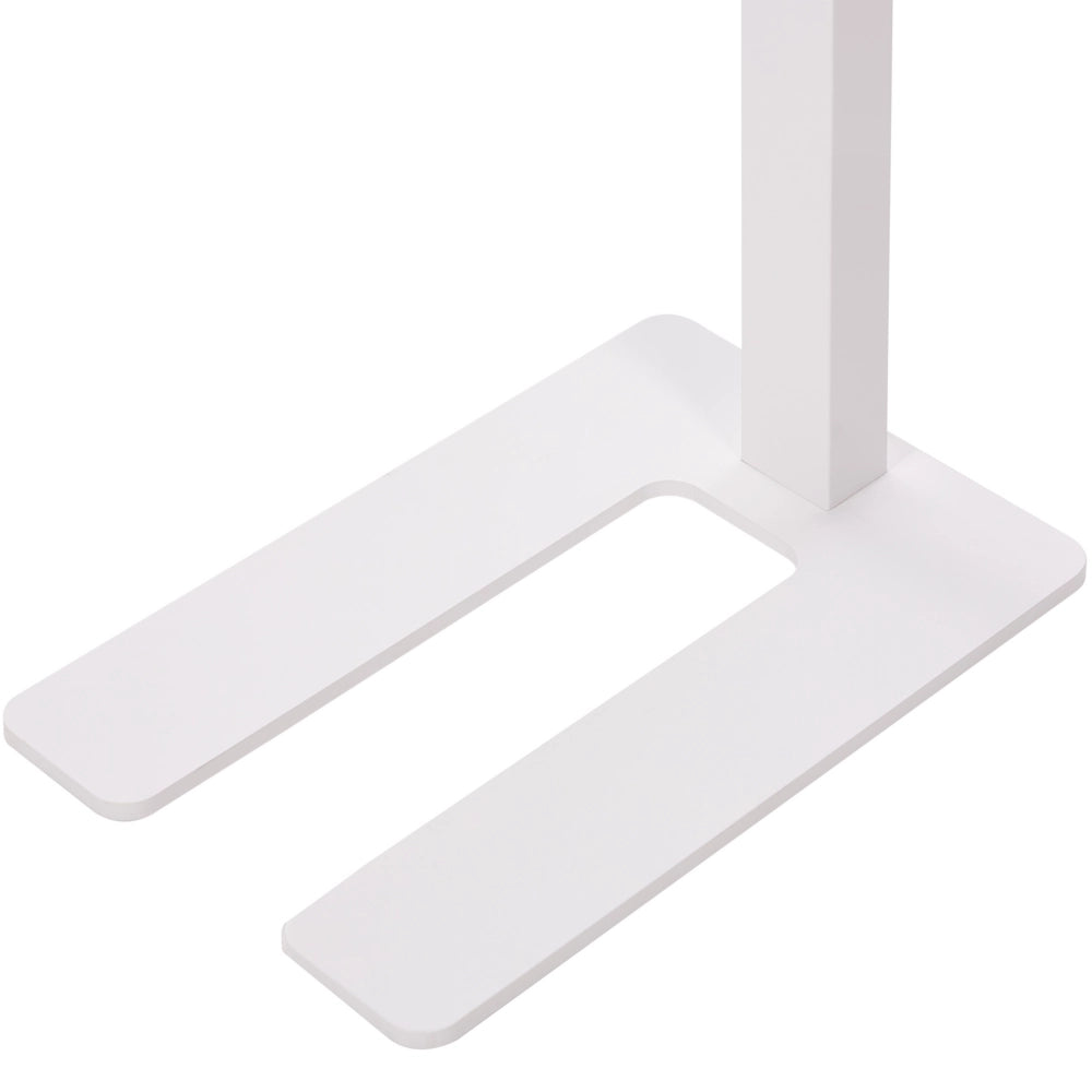 Lampada da terra a LED in metallo bianco con interruttore 197 cm soggiorno camera da letto