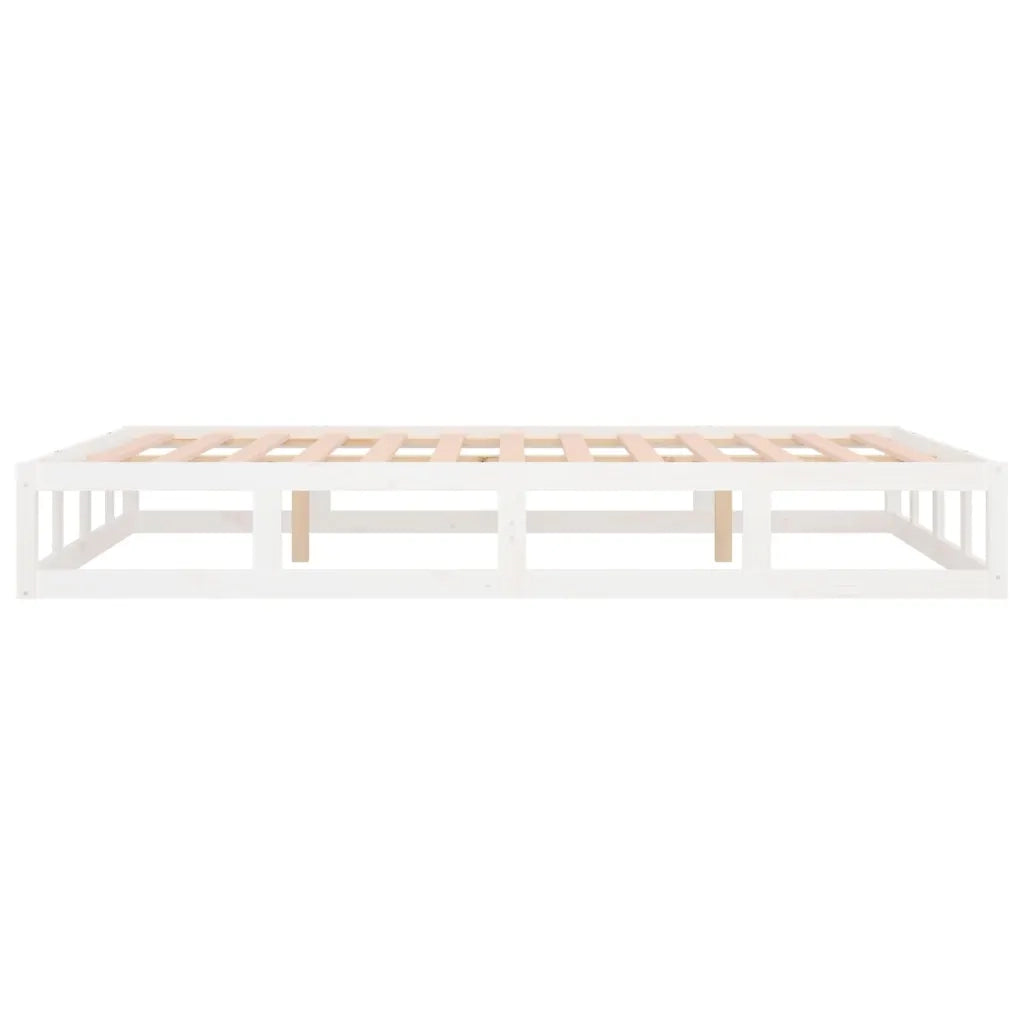 Giroletto Bianco 120x190 cm 4FT Small Double in Legno Massello cod mxl 60991