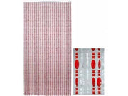 TENDA ANTI MOSCHE CORALLO ROSSOCRISTALLO  96 fili cm.120x230h.    VETTE