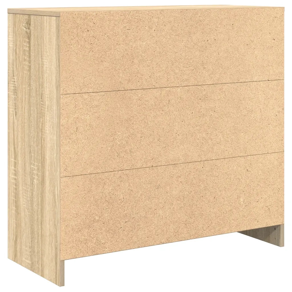Credenza con Cassetto Rovere Sonoma 80x34x76 cm in Truciolato 861537