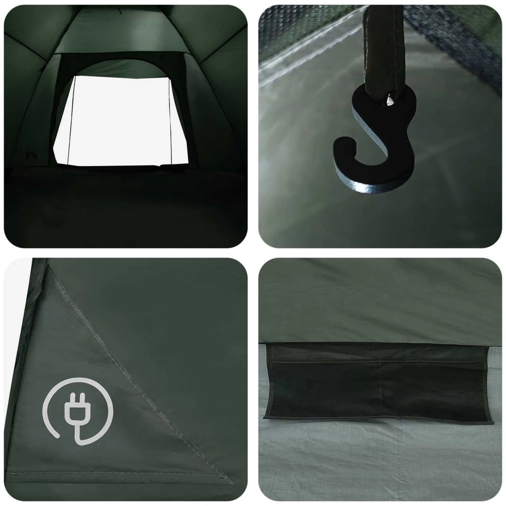 Tenda da campeggio con tetto Verde militare 275 x 215 x 125 cm 42028650