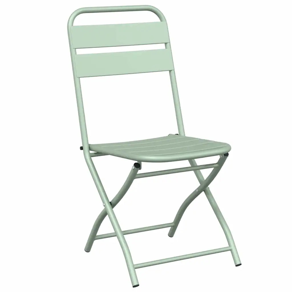 Sedia Pieghevole da Giardino 2 pz | Sedie da Esterno Menta Leggera 42 x 52 x 82cm