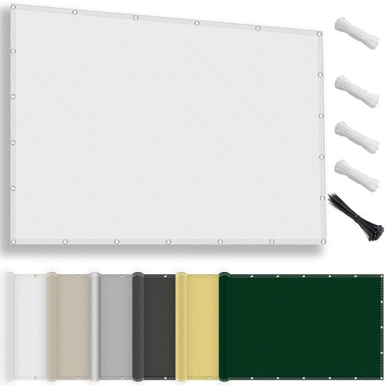 Tendal Acquaparato Reattangolare 2x2,5 m - Protezione UV - Percentuale di Ombra fino al 95% - Resistente alle Scalfitture - Incluso Cavo di Sostegno - Tendal Ombreggiante