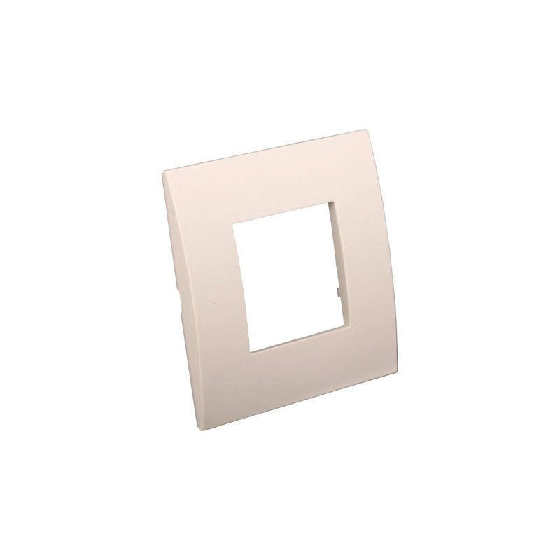 Placca Plastica Serie Venus 2P Colore Sabbia Compatibile Con Vimar Arke