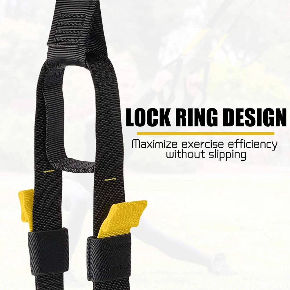 Trade Shop - Cinghie Per Allenamento In Sospensione P4 Carico 500kg Ancoraggio Porta Fitness -
