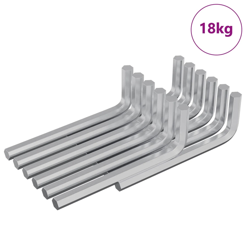 Chiave Esagonale 1800 pcs Argento 32 x 86 mm Acciaio 864870