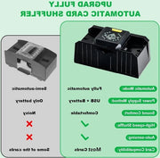 Macchina per Mescolare le Carte per 2 Barattoli - Mescolatore di Carte - Spegnimento Automatico USB-C/Batteria - Mescolamento Elettronico