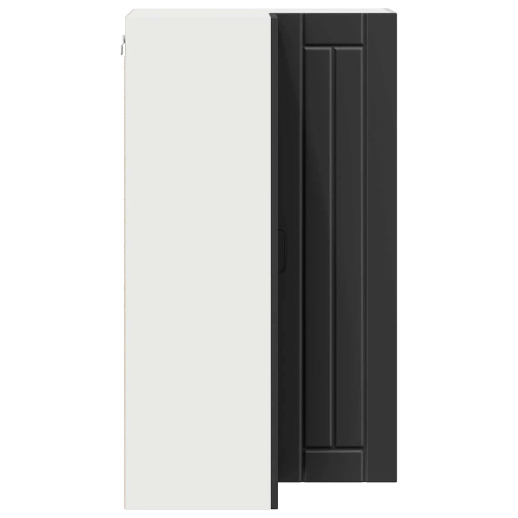Mobile angolare per parete LUCCA Nero 57 x 57 x 100 cm