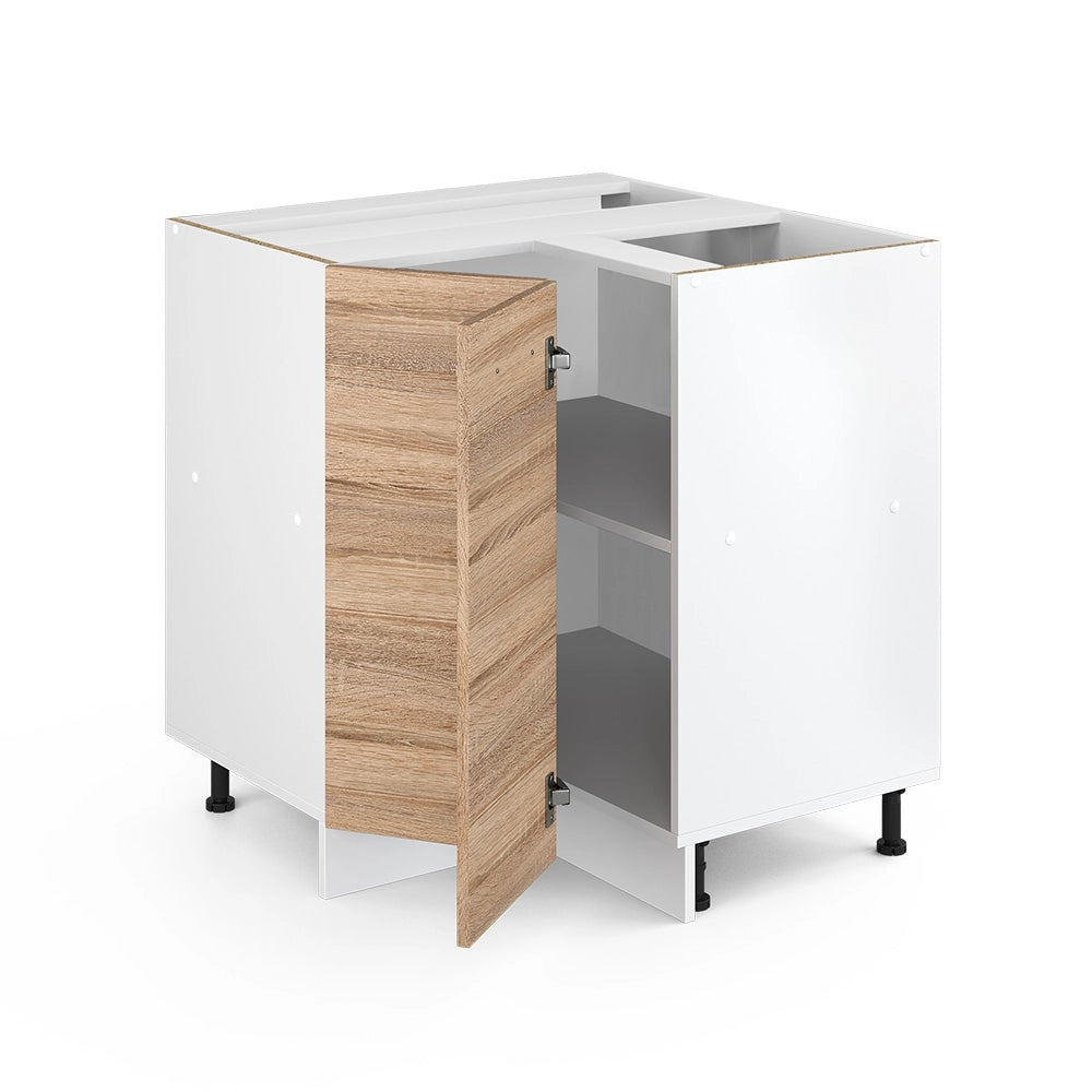 Armadio universale ad angolo R-Line Sonoma 75.6 cm con anta, con piano di lavoro Vicco
