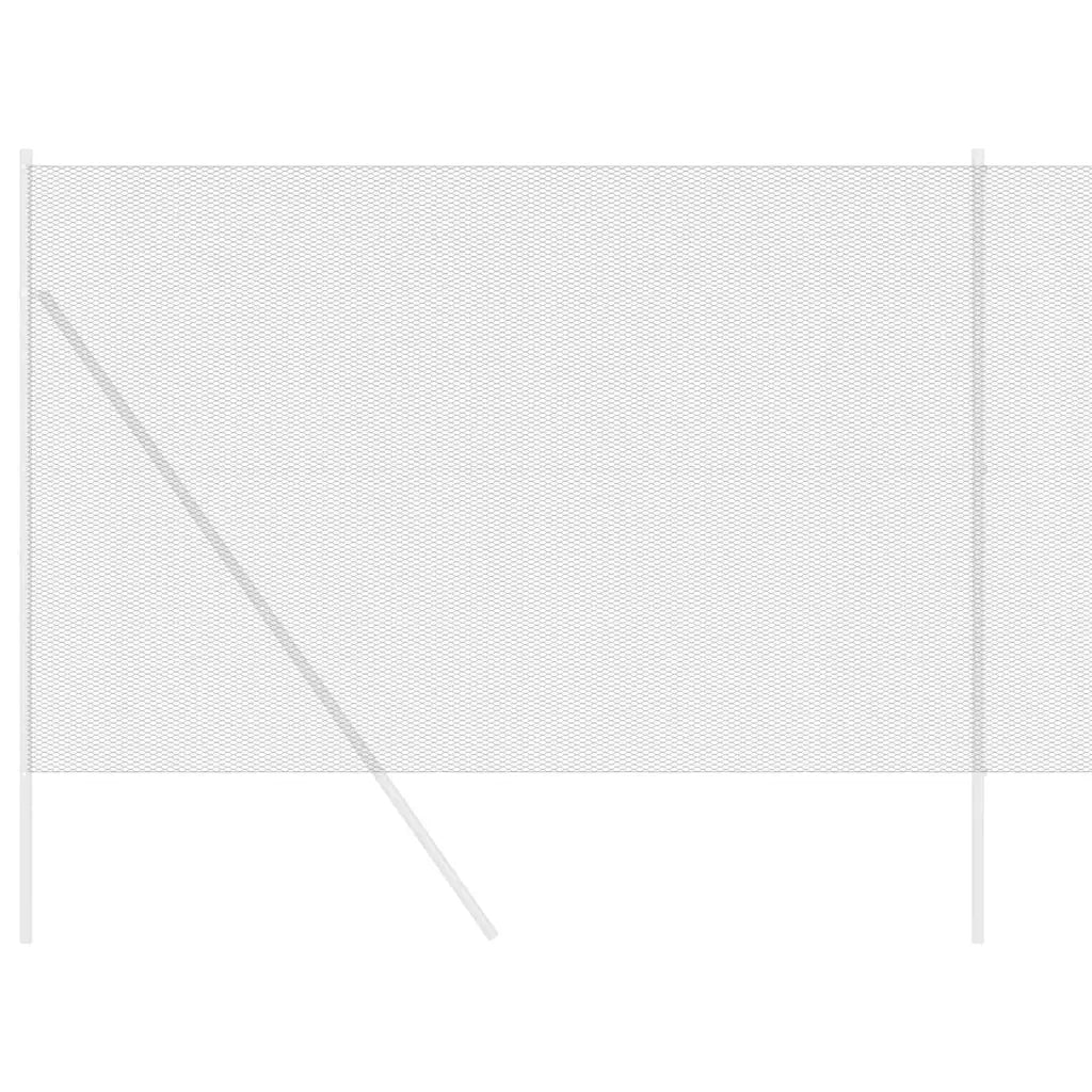 Recinzione Esagonale Grigio 1,6 x 10 m PVC 42005510