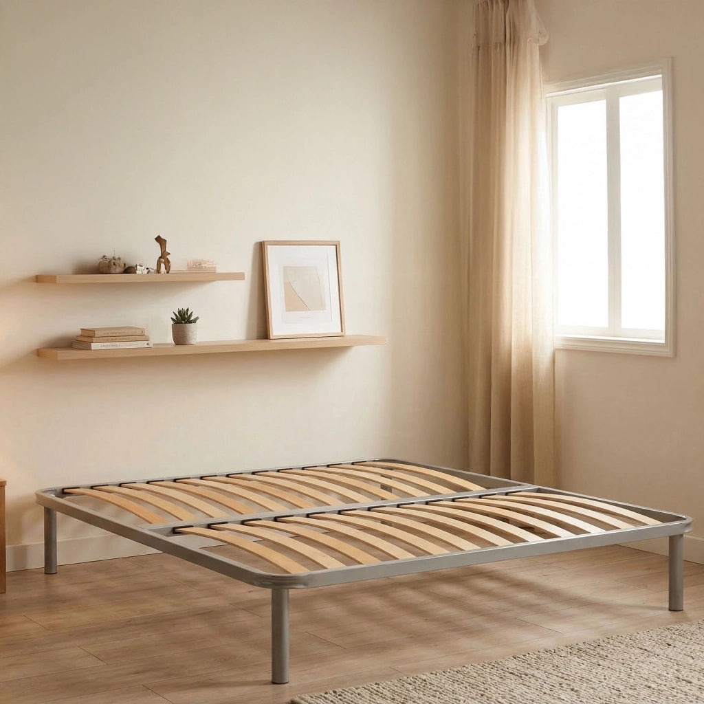 Rete letto piazza e mezza Fancy, Rete ortopedica in multistrato di betulla a 14 doghe, 100% Made in Italy, cm 120x200h 34