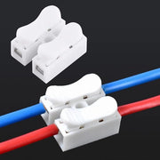 Connettore di Cavo Rapido 100 pezzi 10A 220V Bianco - Impianto Elettrico e di Illuminazione Automobilistica