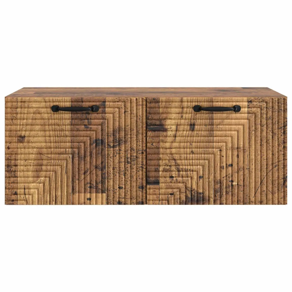 Mobile Porta TV da Muro Legno antico 78,5 x 41 x 30 cm