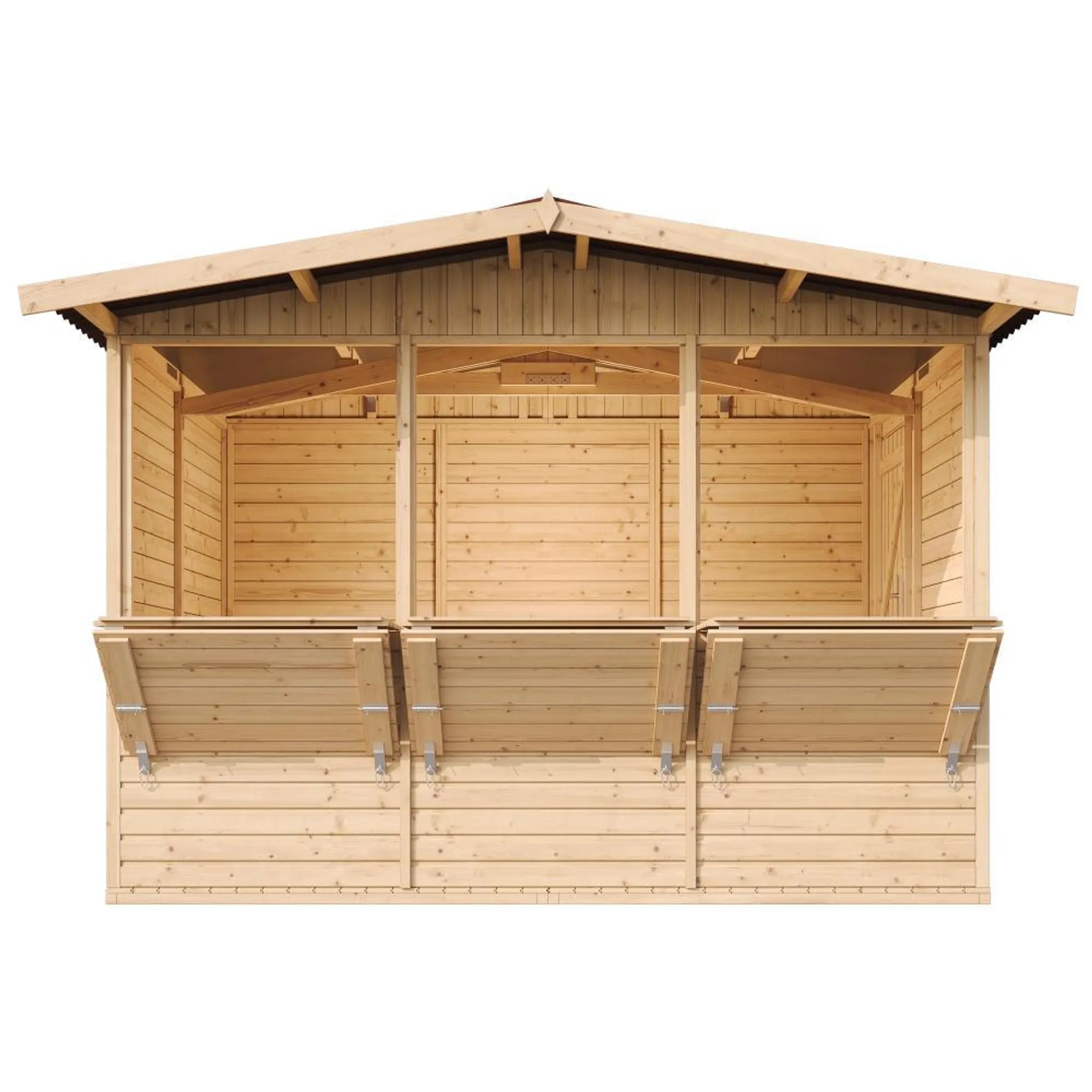 Chiosco in legno da giardino - 336x263 cm/6 m2 - TIMBELA M150A