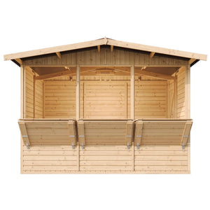 Chiosco in legno da giardino - 336x263 cm/6 m2 - TIMBELA M150A