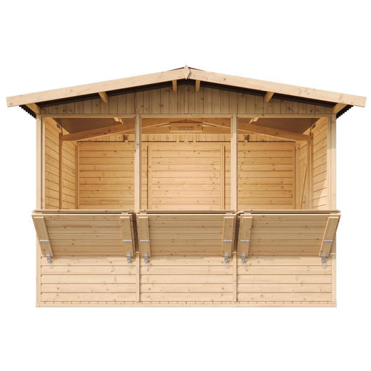 Chiosco in legno da giardino - 336x263 cm/6 m2 - TIMBELA M150A