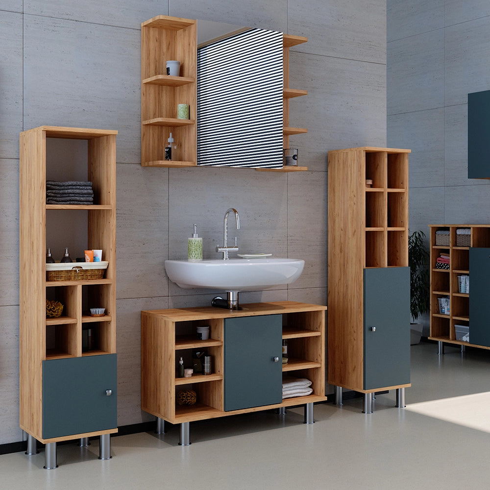 Mobiletto bagno Fynn Verde 30 x 130.6 cm porta piccola Vicco
