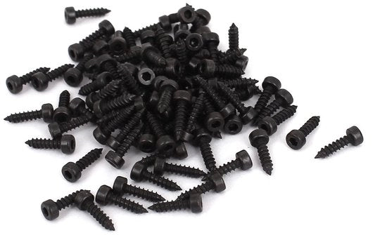 Viti autoalimentanti - Acciaio carbonio - 100 pezzi - Testa a 6 lobi - 2 mm x 8 mm - Per diverse applicazioni