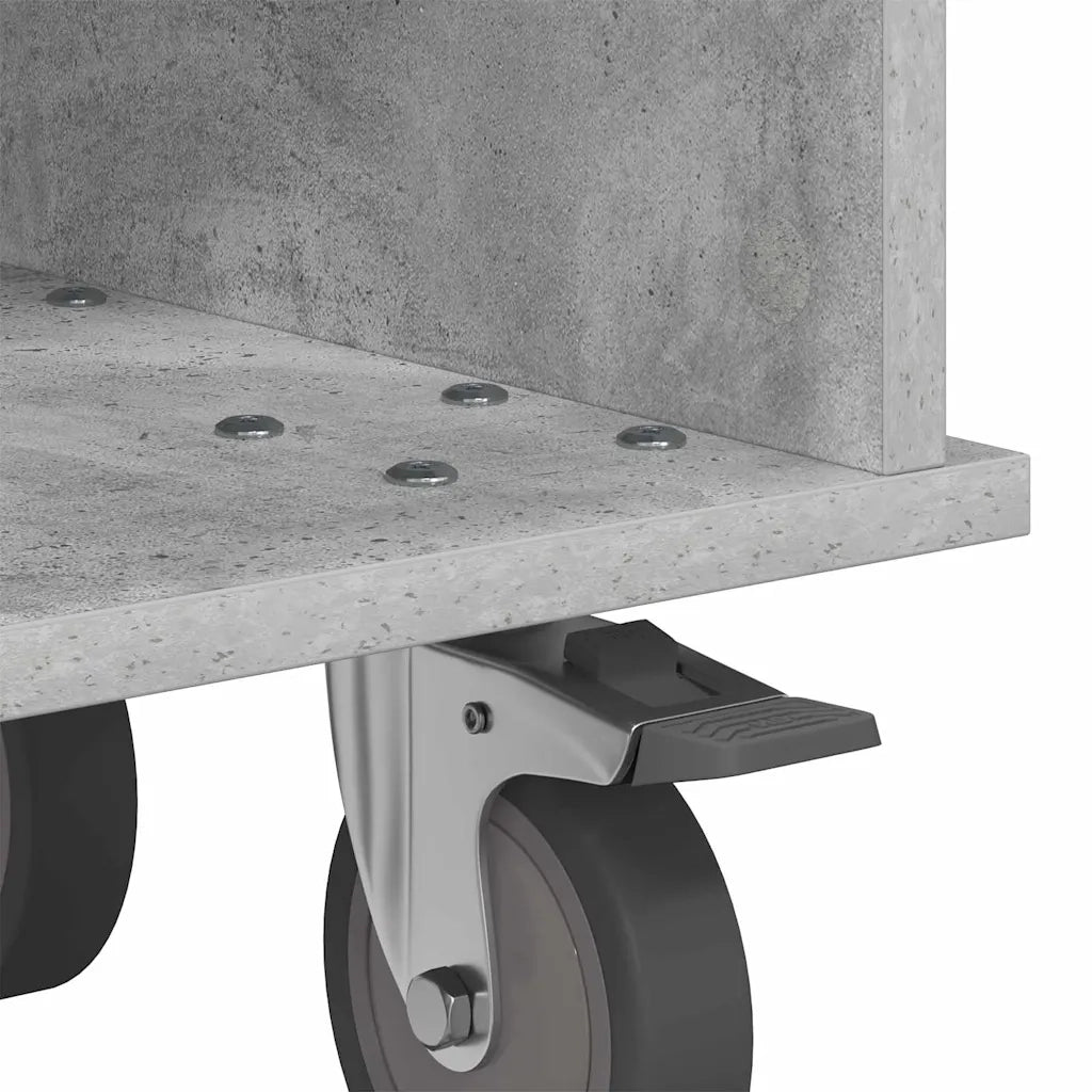 Supporto TV 37 x 35 x 35 cm Grigio cemento Legno ingegnerizzato 891051