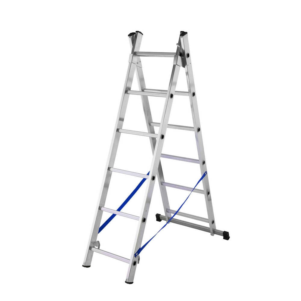Scala Trasformabile Doppia in Alluminio Montanti Paralleli Gierre Formato: 2x8