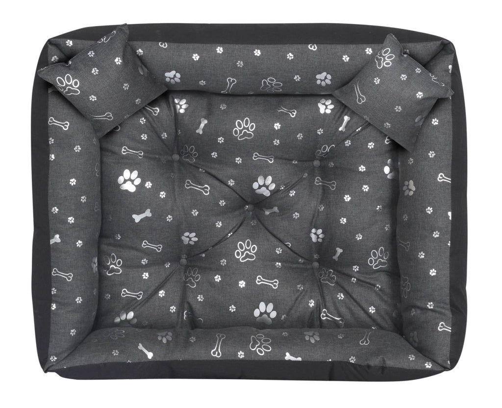 AIO FACTORY 130x105 cm Letto per cani impermeabile Silver Bones