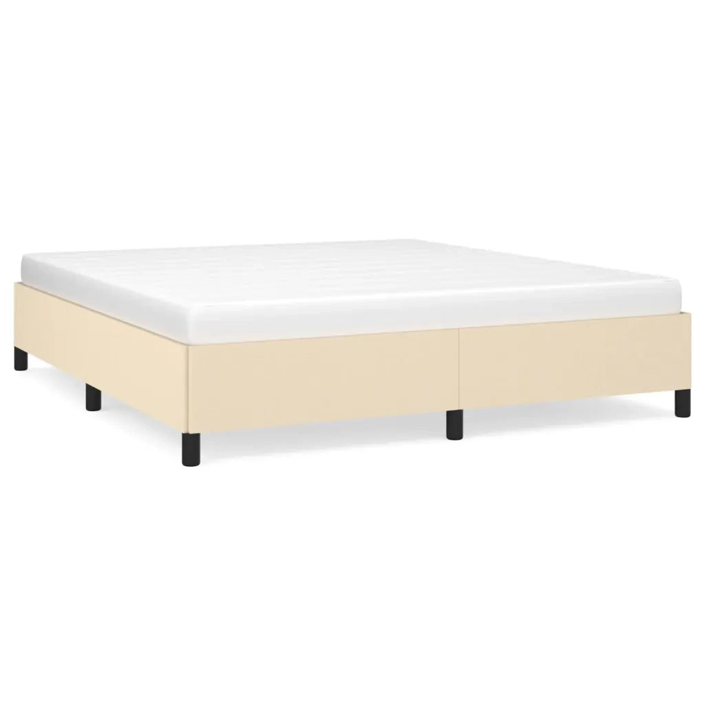 Giroletto senza Materasso Crema 180x200 cm in Tessuto 347087