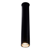 Spot soffitto nero cilindrico 25 cm GU10 4W Yabu 1167 Shilo