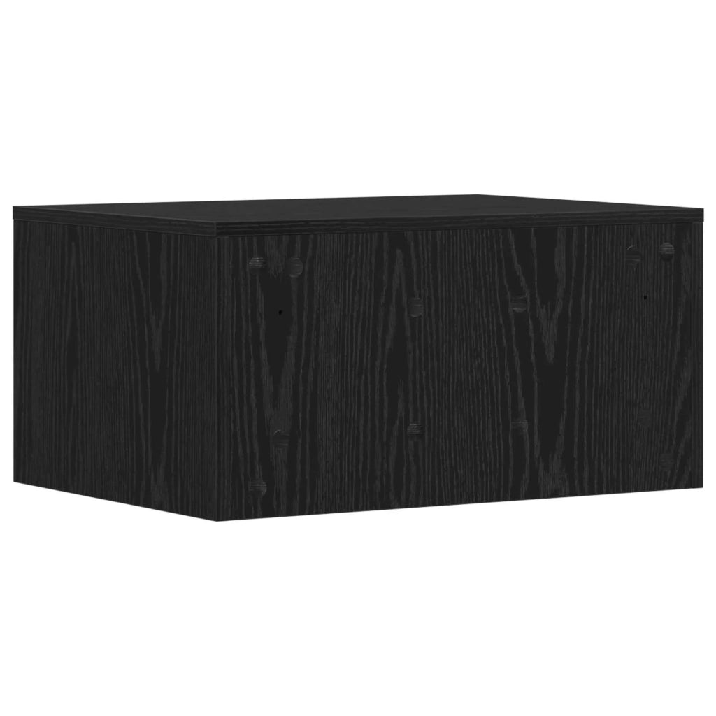 Scrivania a parete Rovere Nero 60 x 45 x 30 cm