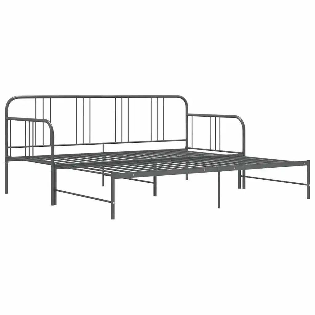 Telaio Divano letto | Sof¨¤ letto | Letto singolo Estraibile Grigio in Metallo 90x200 cm