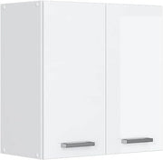 Pensile da cucina R-Line, Bianco lucido, 60 cm, per la libera combinazione all'interno di sistemi cucina modulari