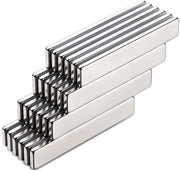 Magnetici Neodymium di Alta Potenza, 24 pezzi, Magneetti Forti di Terra Rara 60 x 10 x 3 mm per Frigorifero Tavola Bianca Attività di Scienza e Fai da Te