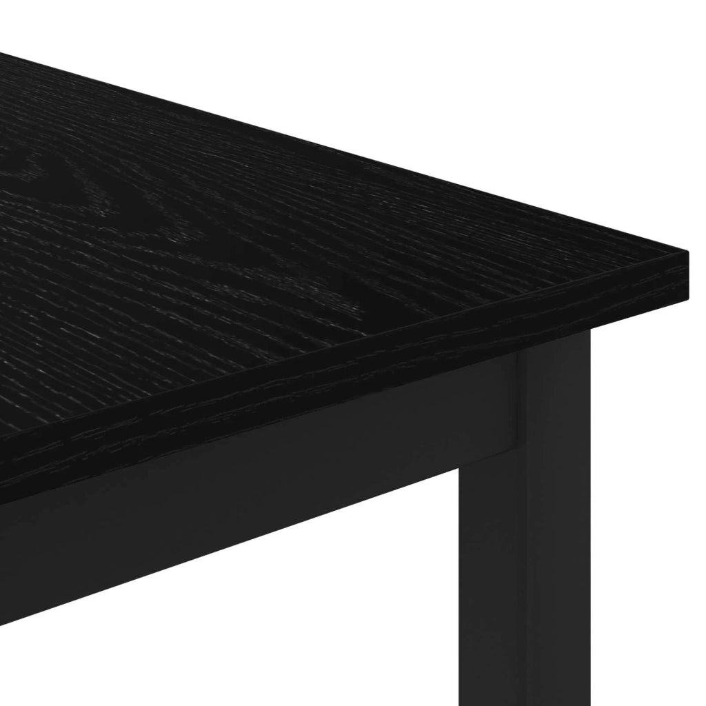 Tavolino da salotto Rovere Nero 60 x 60 x 36 cm