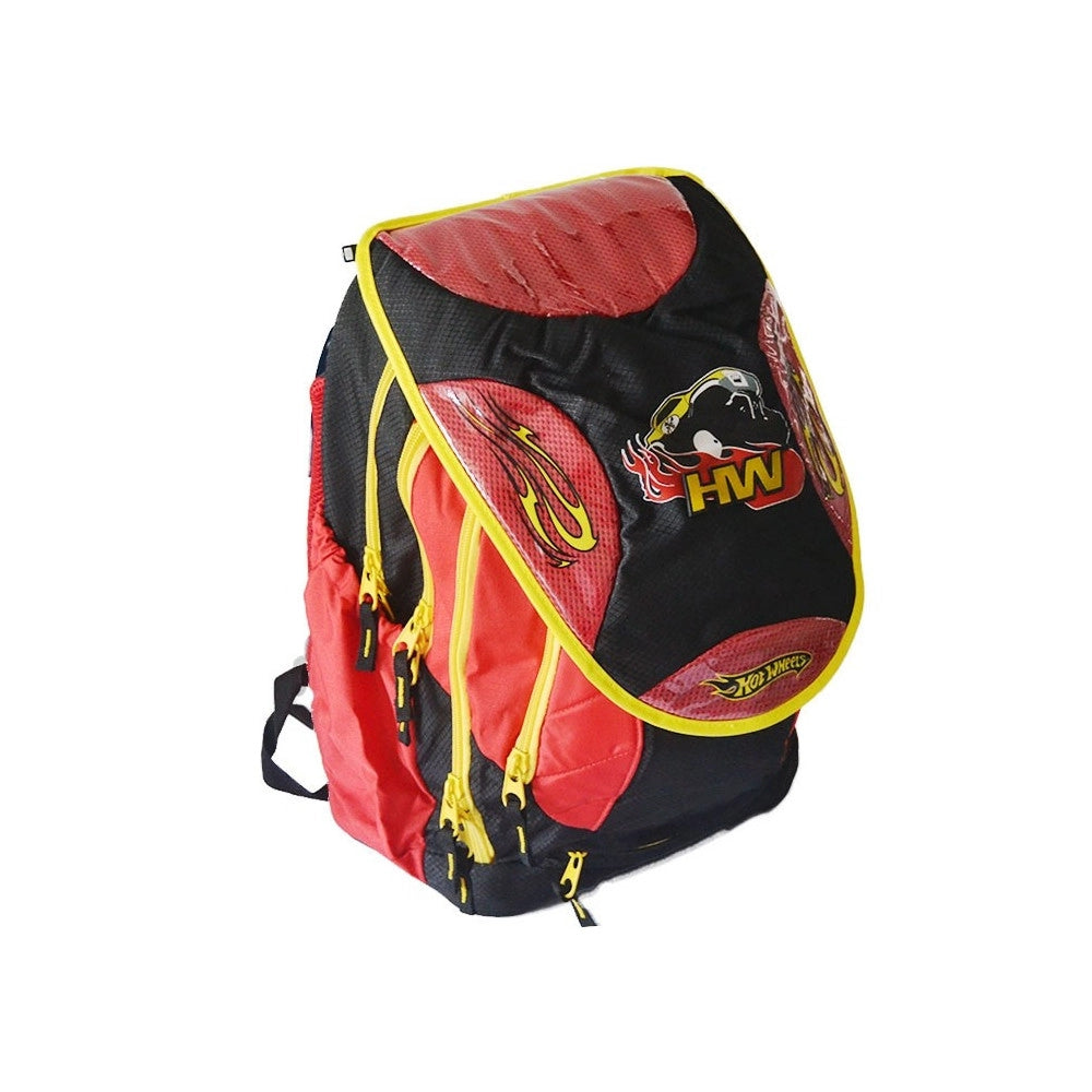 Trade Shop - Zaino Per Scuola Gita Tempo Libero Escursioni Hot Weels Schienale Ergonomico -