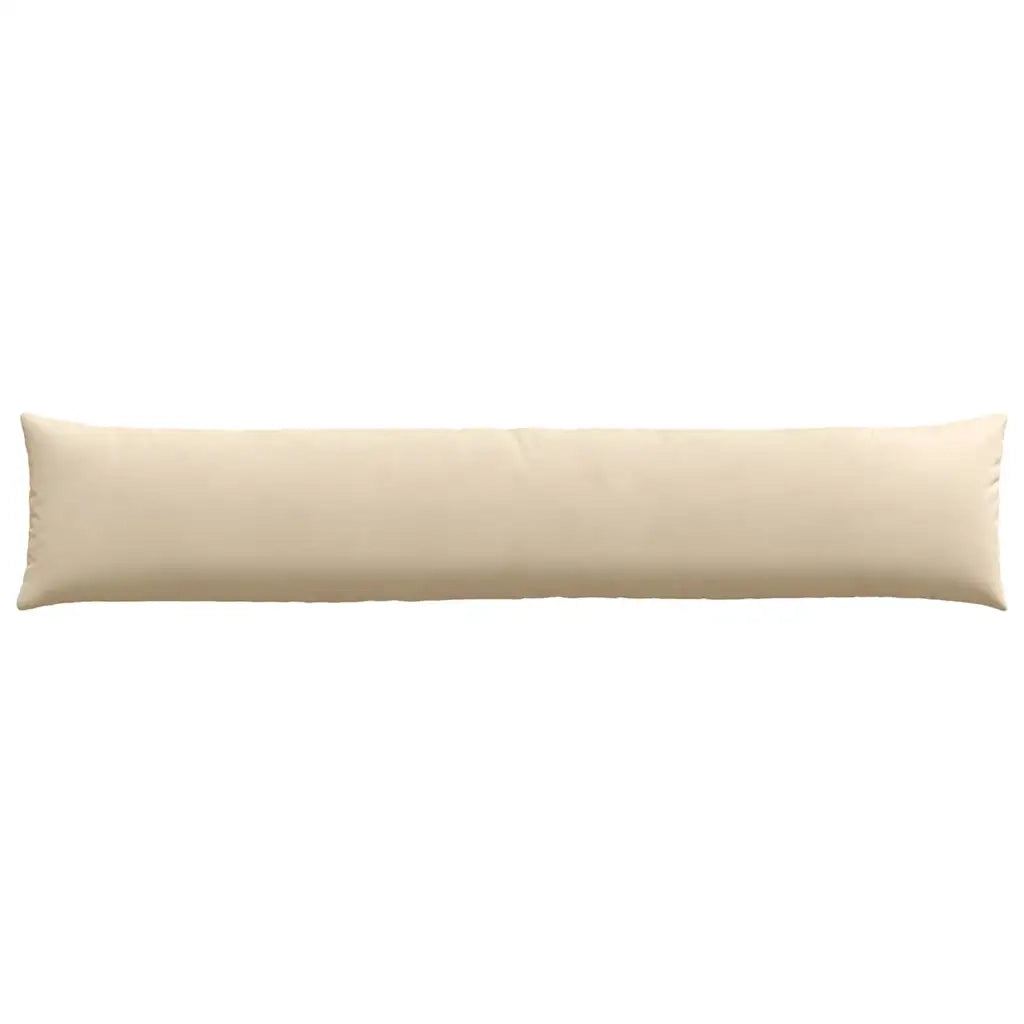 Cuscini da Divano 2 pz | Cuscini per sedie Crema 200 x 40 cm Tessuto