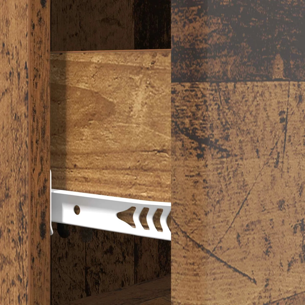 Mobile con Cassetti Legno antico 33 x 34,5 x 90 cm 895543